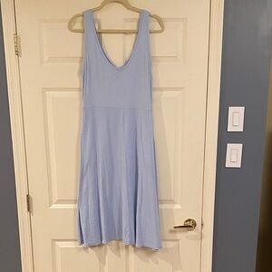 a new day Light Blue Scoop Neck Sleeveless Midi Dress